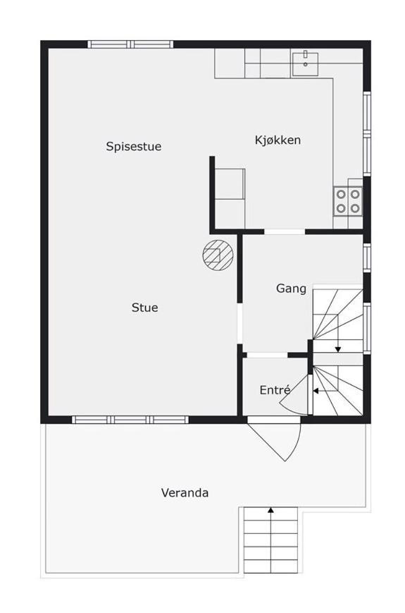 Tveitopark Apartments Рюкан Стая снимка